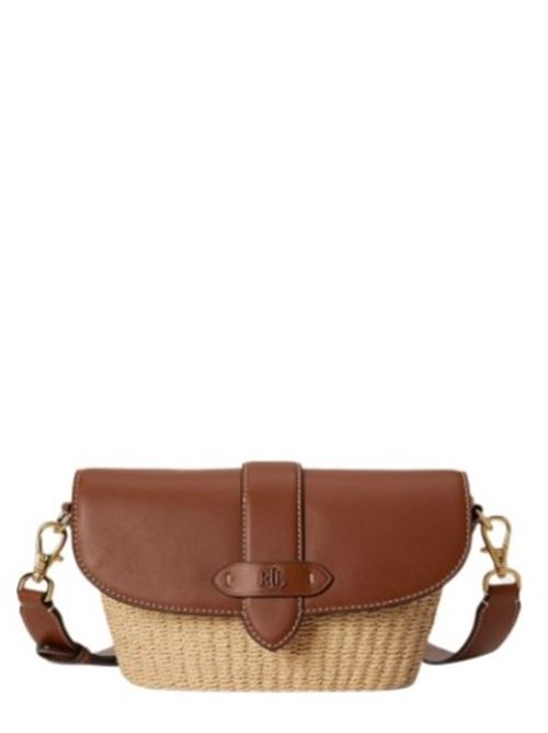 431p10158001 LAUREN RALPH LAUREN | LYNDEN-SHOULDER BAG.NATURAL